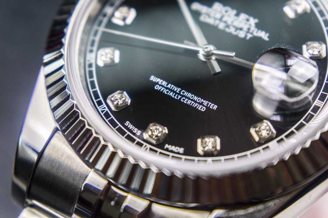 Ceas de bărbați Rolex Oyster Perpetual Datejust Black Diamond