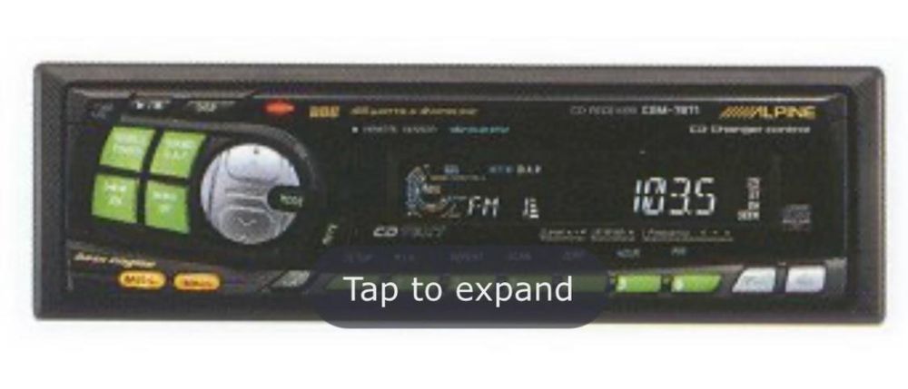 Player auto Alpine old school-adaptor BT Usb