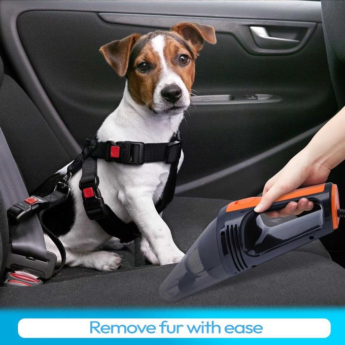 Мощна Прахосмукачка за кола с LED осветление 100W/12V.