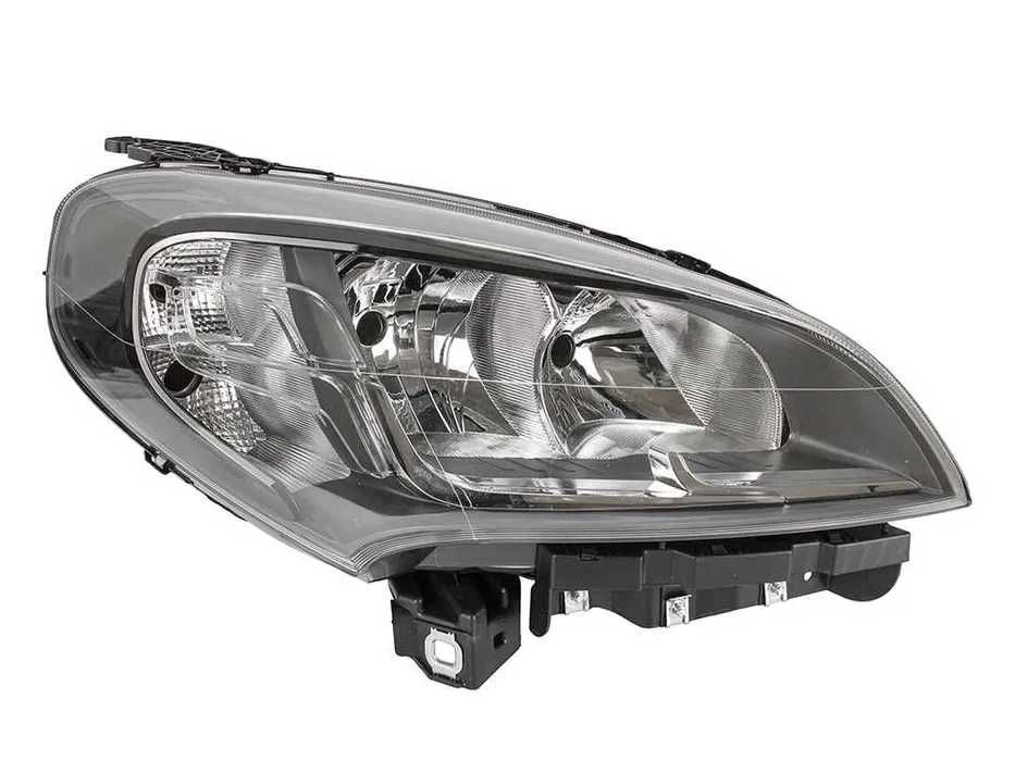 Фарове Фар за ФИАТ ДОБЛО с мотор 2015 + черна рамка / FIAT DOBLO /