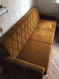 Разгъваем диван в комплект с фотьойл