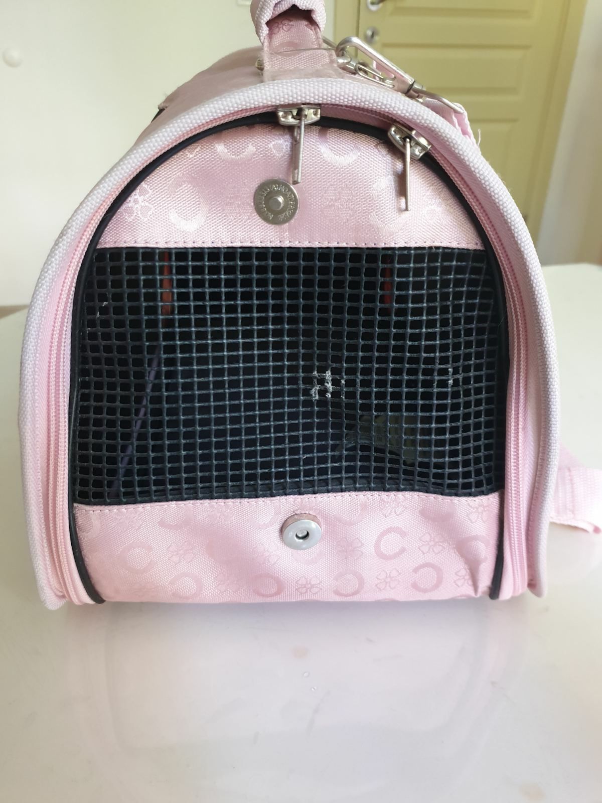 Розова чанта за куче