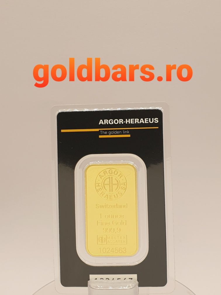 Lingou Aur ARGOR-HERAEUS 24k, 50gr