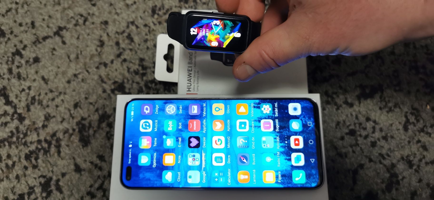 Huawei Nova 8i + Huawei  Band 7 la cutie 6gb/128gb