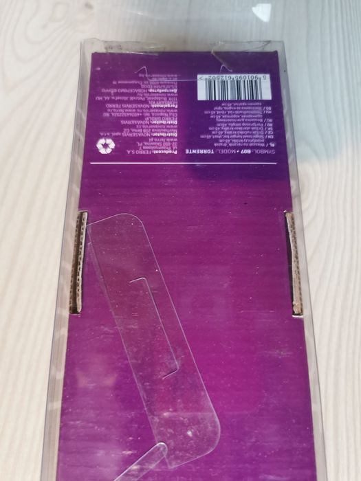 Suport prosop baie, 1 bara, crom satinat, nou, 60 cm