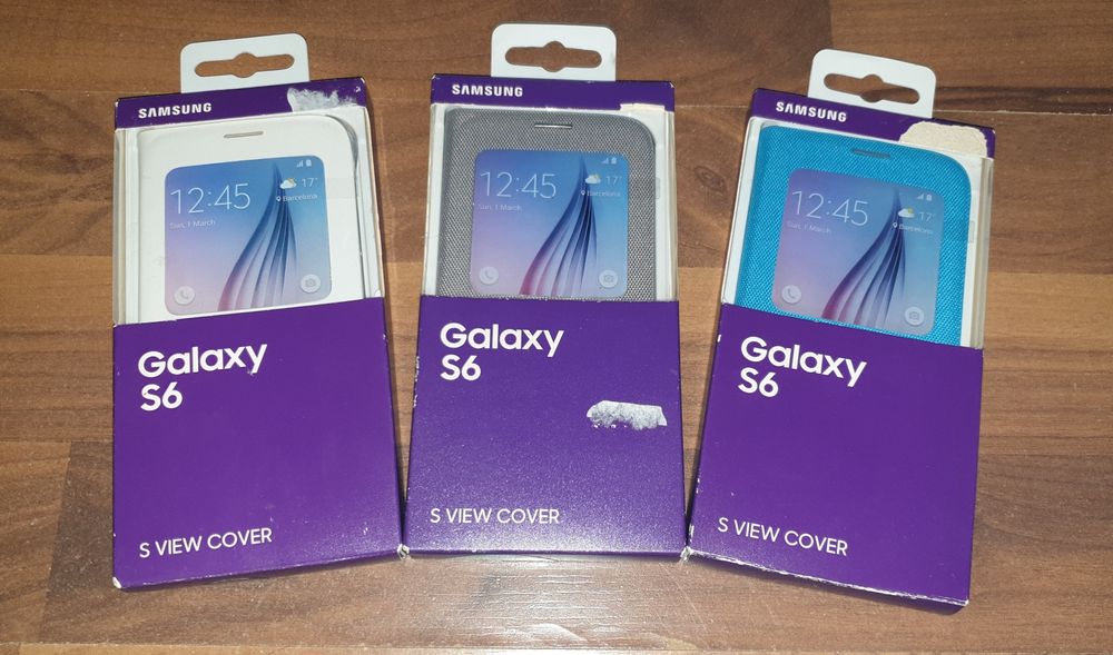 Husa flip smart activa originala Samsung S View Cover Galaxy S6 G920