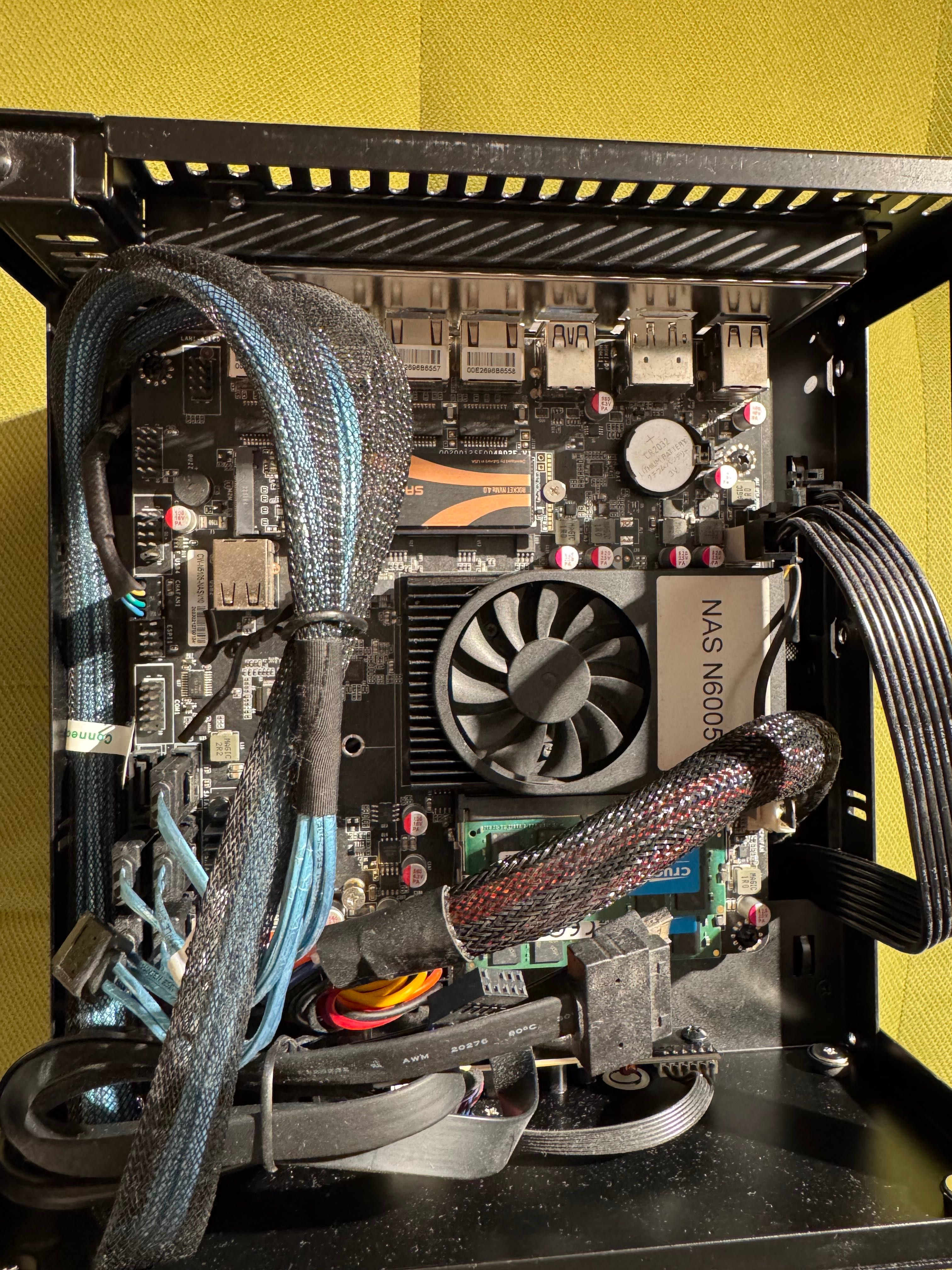 Placă de bază Mini-ITX N6005 NAS – 64GB RAM, 4x 2.5G i226