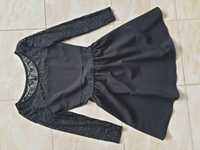 Rochita neagra dantela XS-S  --> H&M