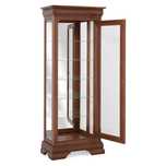 Vitrina cu 1 usa din sticla, lemn masiv fag, cul. Cires, Mobexpert