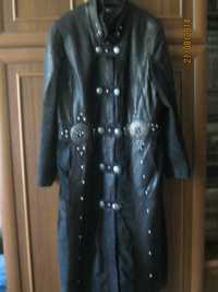 Продам эксклюзивное кожаное пальто 50-52 р.