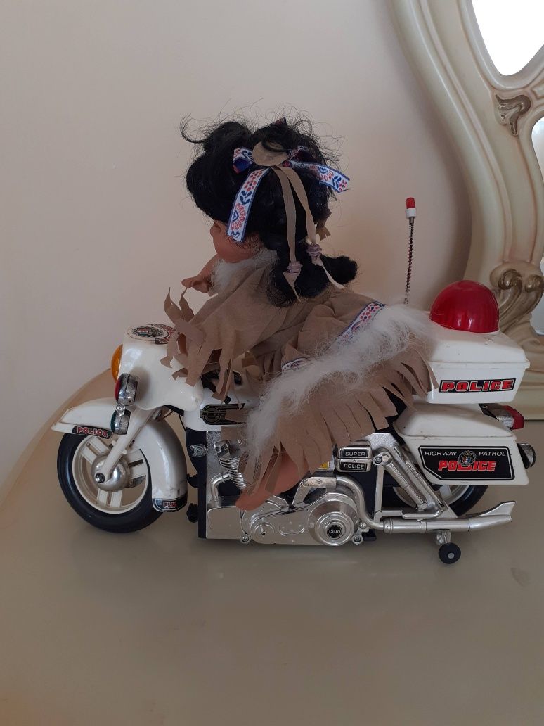 jucărie motocicletă de politie starea bună