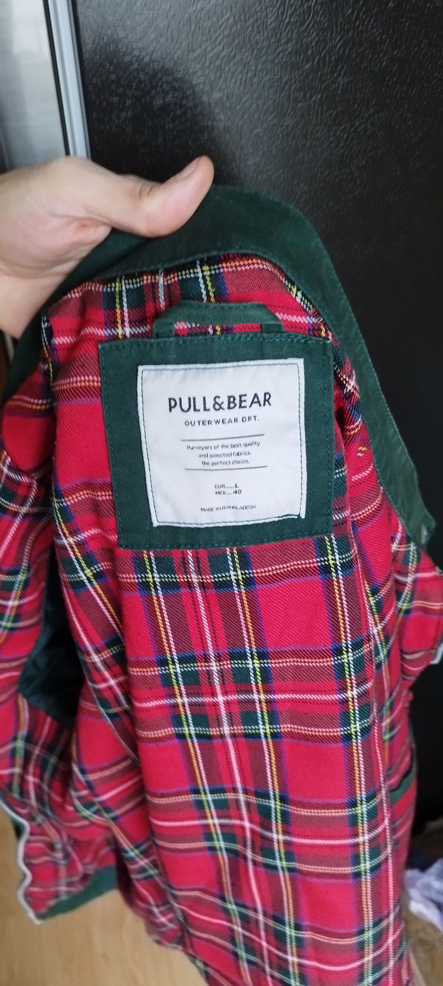 Geaca Pull and Bear verde inchis