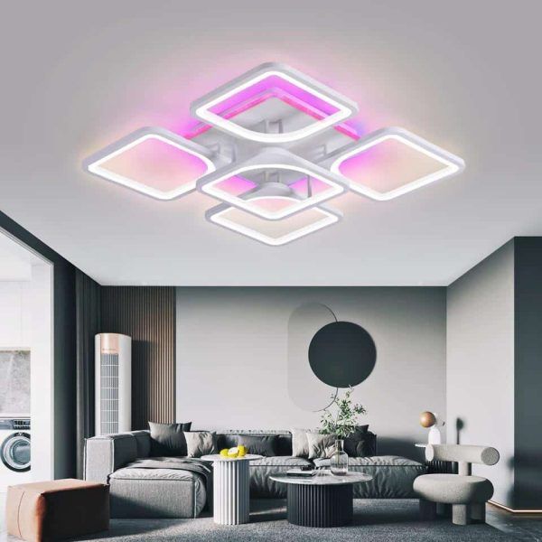 Lustra led  cu telecomanda