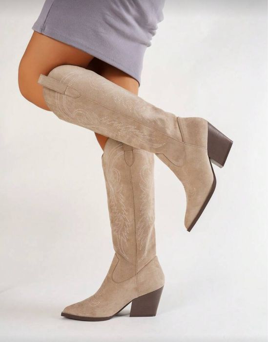 Ботуши каубой цвят каки 39 номер