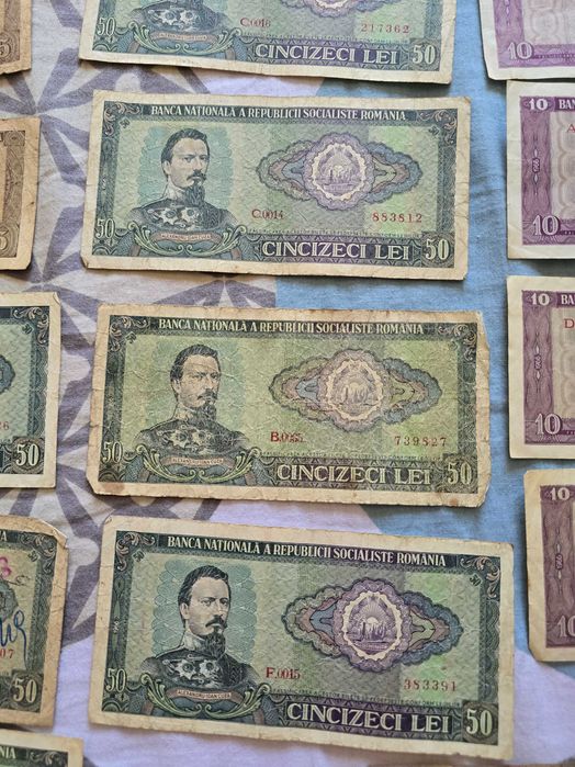 79 bancnote România, starea lor se vede poze