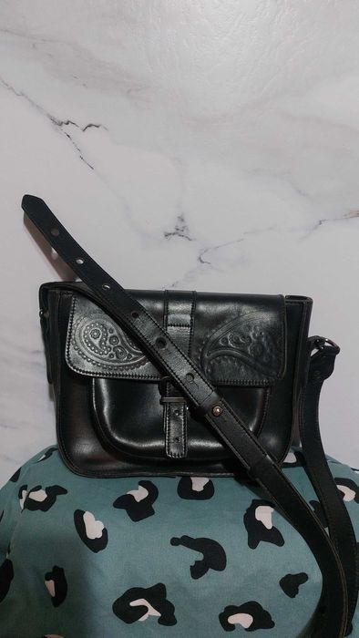 Кожаная сумка The black quail в хорошем состоянии