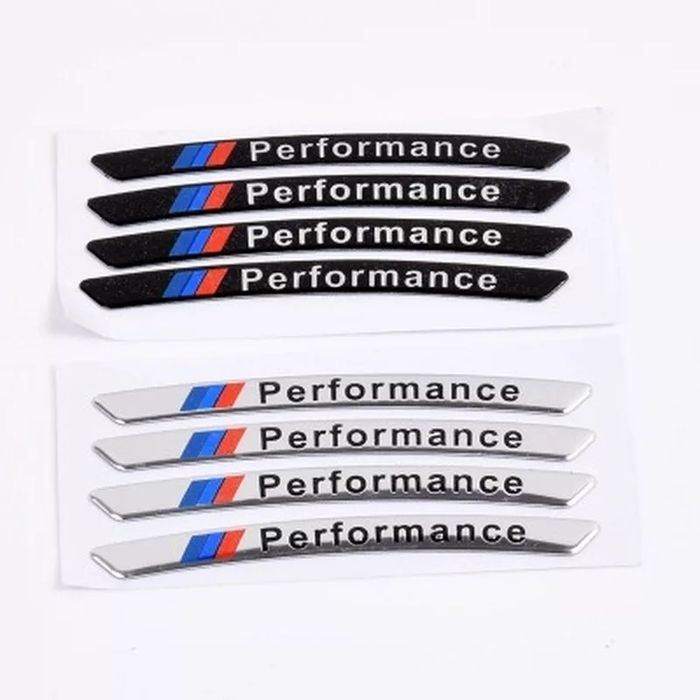 M Performance Jante Sticker Logo Bmw E46 E87 E90 E60 E70 X1 X3 X6 X7