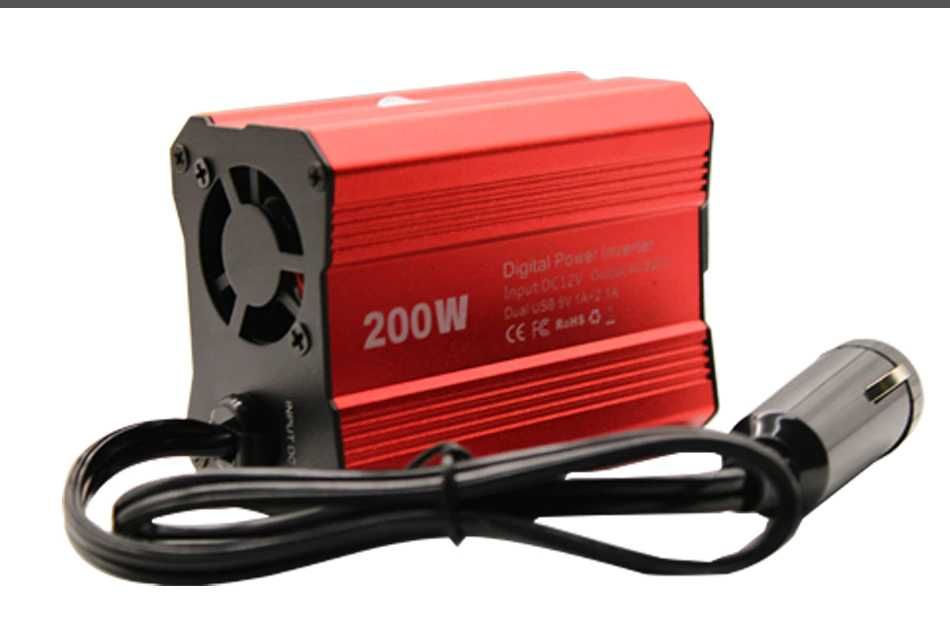 EASUN POWER 200W invertor auto 12v 220v, CAMPING, PESCUIT