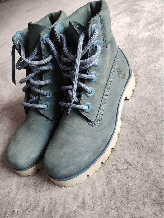 НОВИ! Timberland Дамски Боти (37 EU) Естествен Набук - Само Пробвани