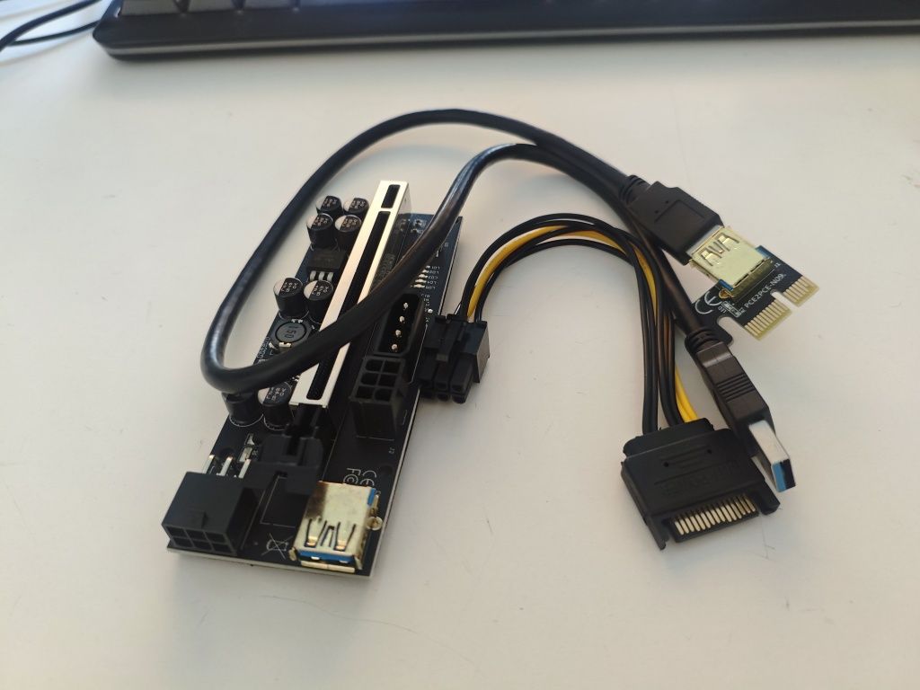 PCI Express X16 Riser for Video Card for Bitcoin Miner Mining
