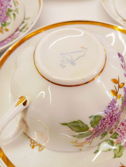 Руски порцелан. Люляк. Дулево