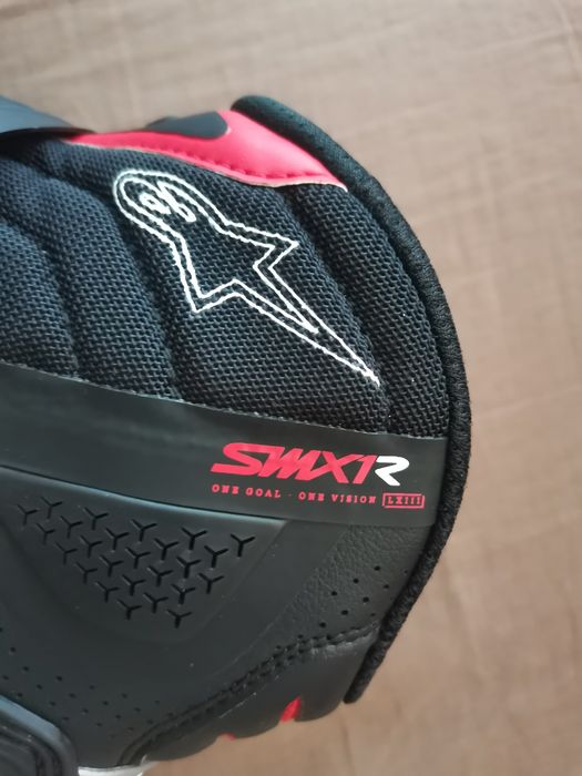 Кожени боти за мотор Alpinestars SMX-1 R V2 Vented