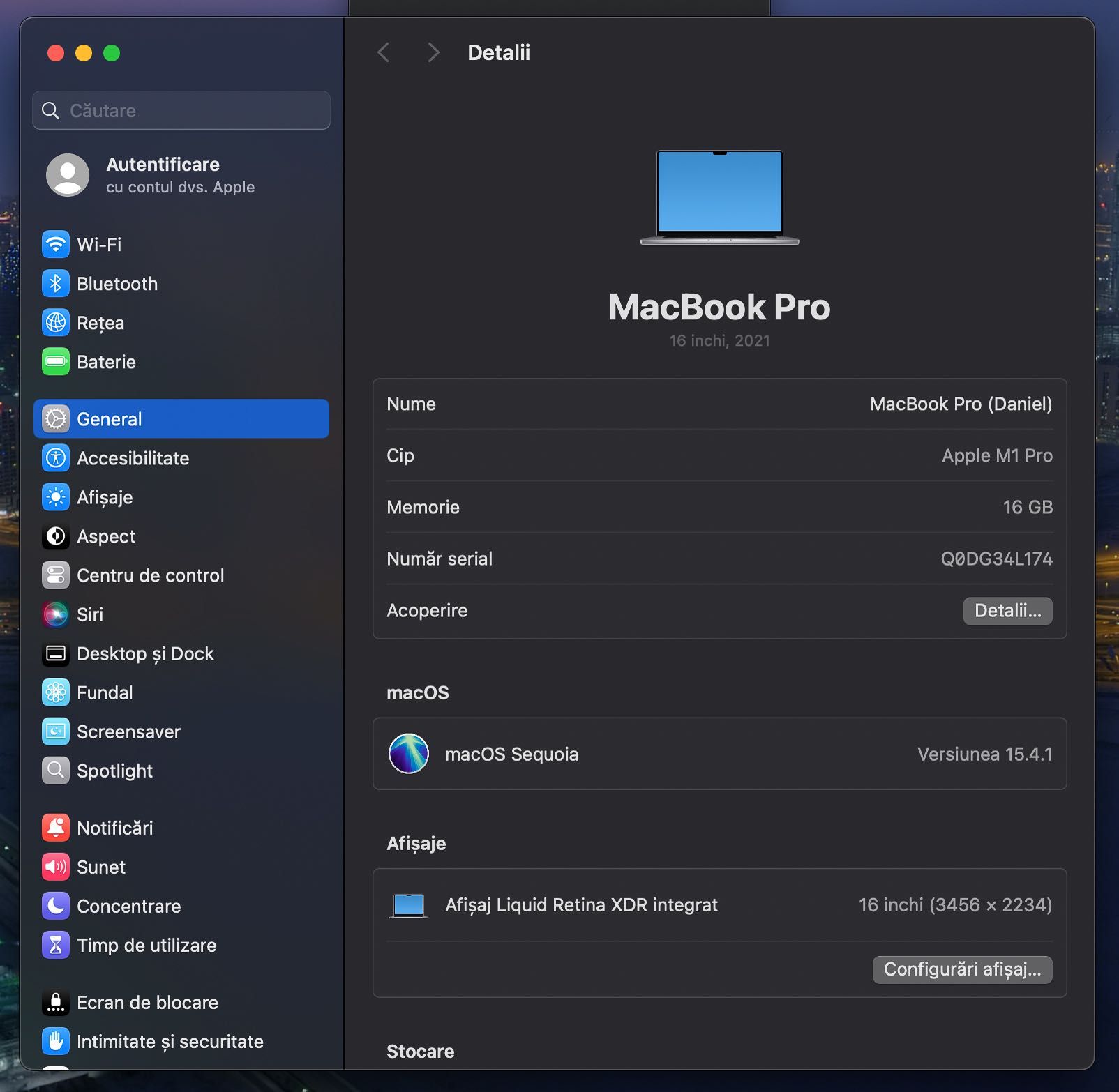 MacBook Pro 16 M1 Pro 10 Cpu, 16 Gpu 16 Gb 1Tb Ssd +Magic