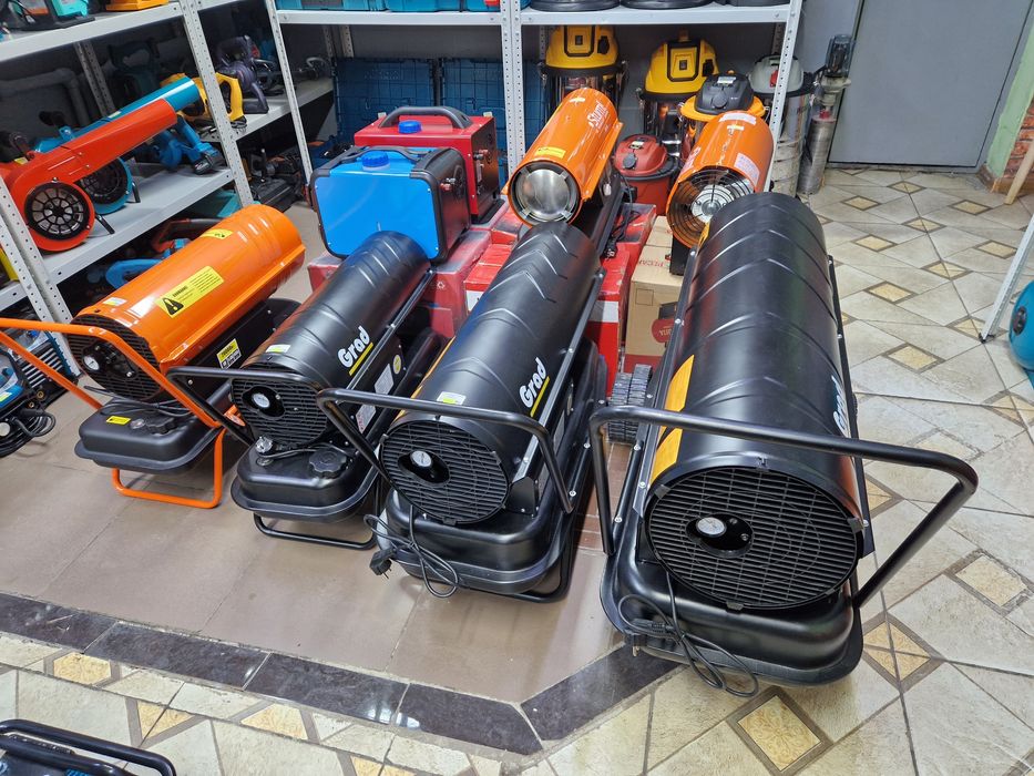 . Быстрый обогрев помещений: пушки, автономка,конвекторы, масляные рад