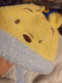 Halat baie Winnie the Pooh,slip special apa si apărătoare spălat cap