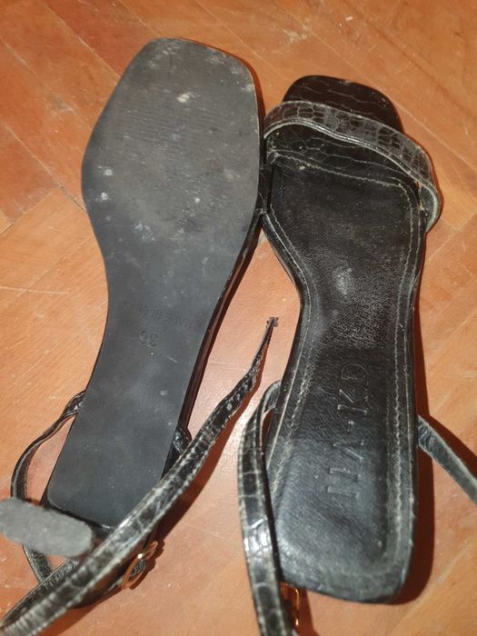 Sandale negre, Na-kd, numarul 36