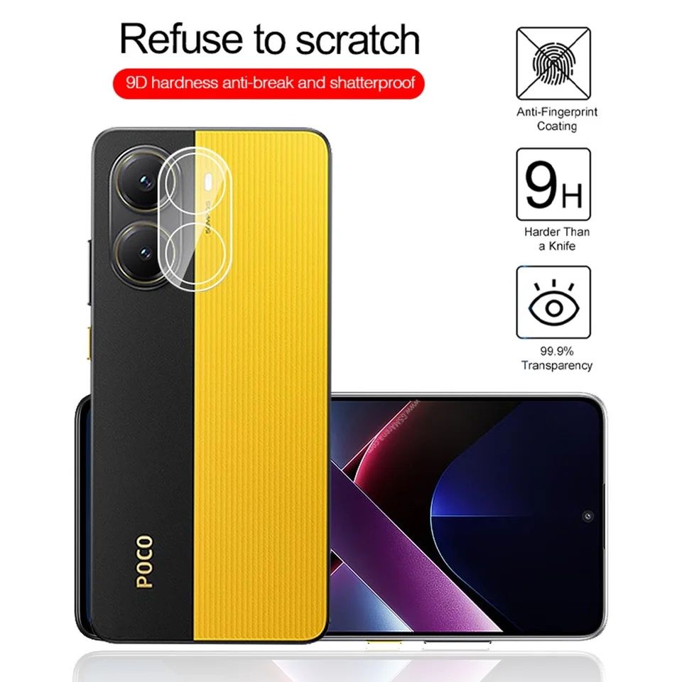 Xiaomi Poco X7 Pro 5G / X7 / F7 / 3D 9H Стъклен протектор за камера