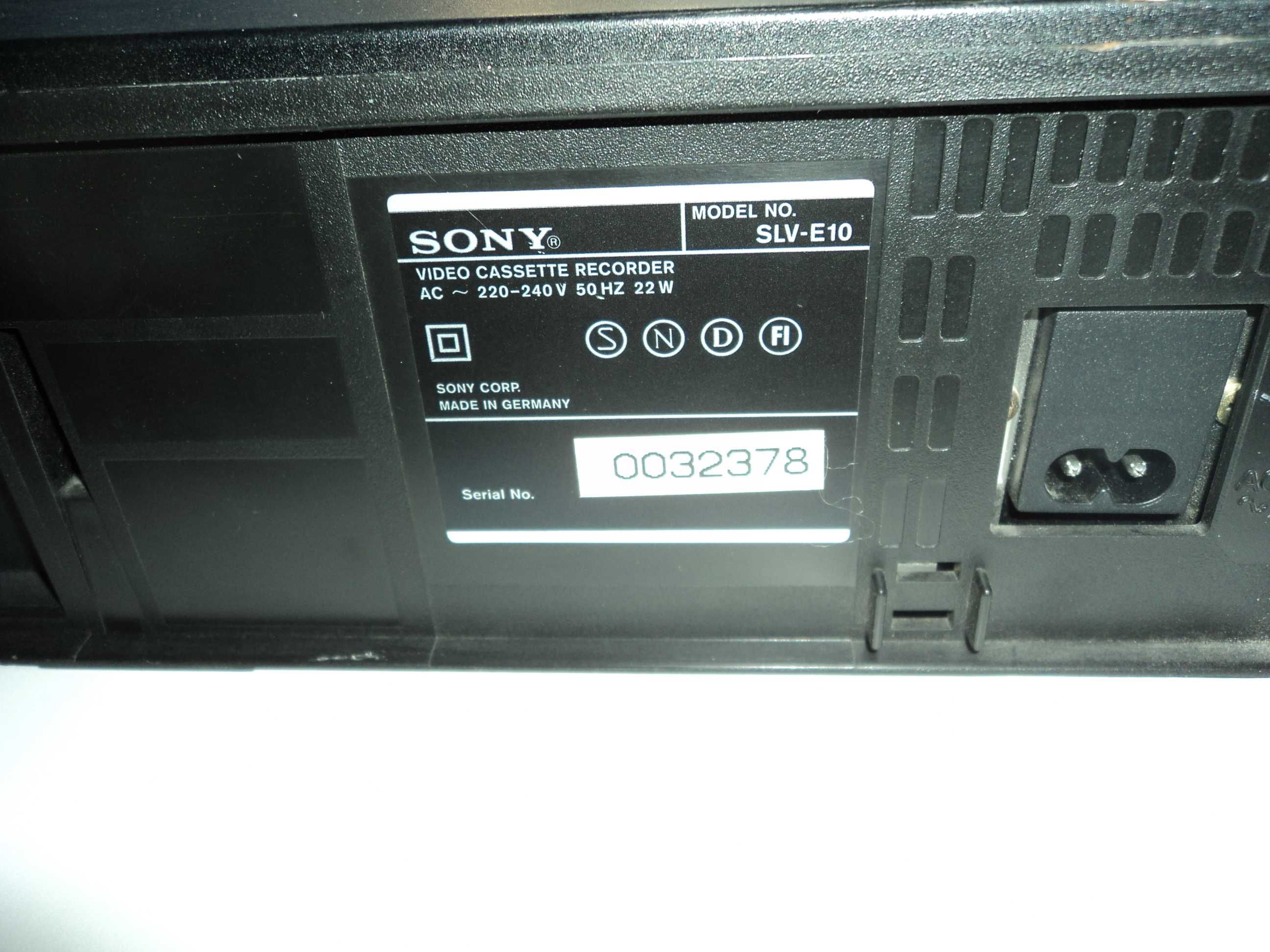 Видео рекордер SONY SLV-E10