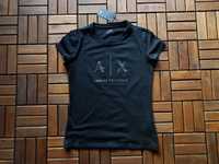 Дамска тениска Armani Exchange Short Sleeve T-shirt Black