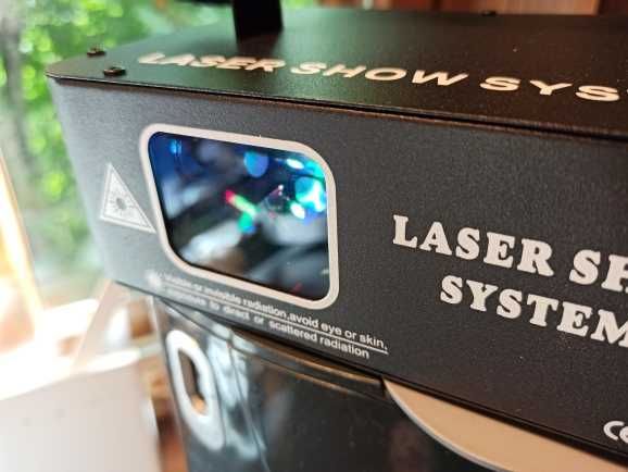 Laser 500MW RGB cu telecomanda, scanner  3D disco dj DMX512 sunet