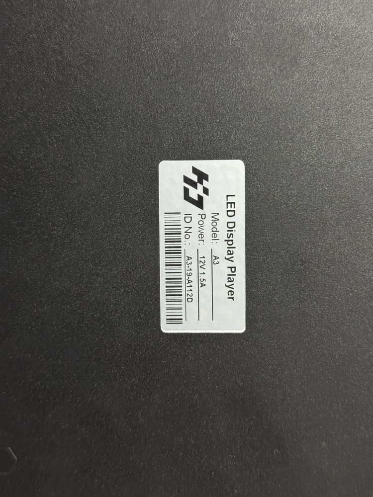 Led display player a3