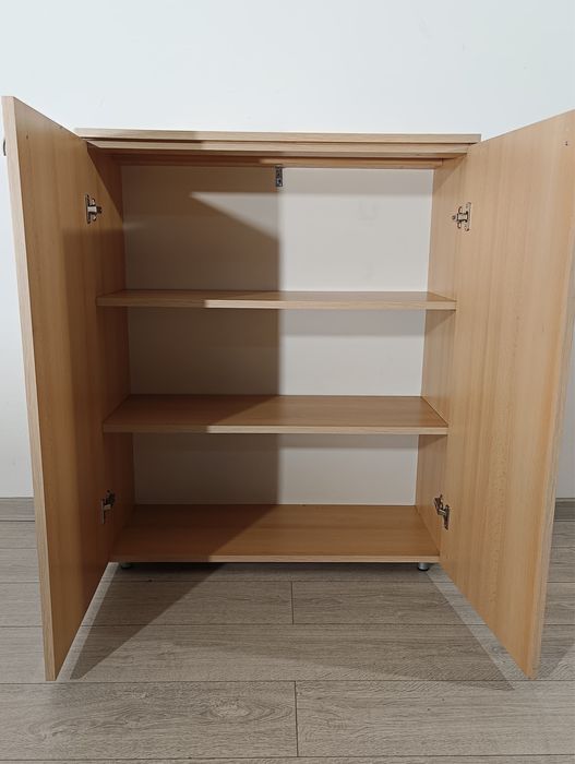 Dulap cu Rafturi 90X35/109 cm; Comodă Birou; Fișet