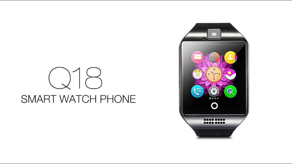 Смарт часовник ,Be-smart Q18 сим карта, камера, bluetoth, черен