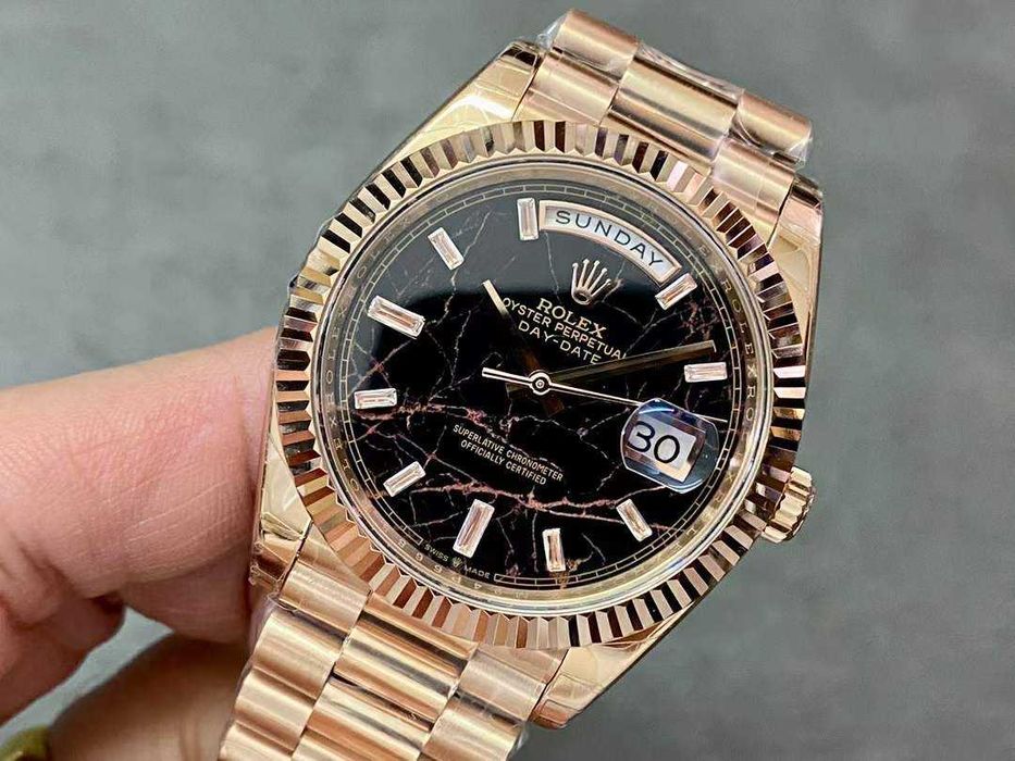 Rolex Day-date 40mm шоколад / роз