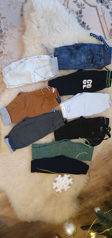 Lot pantaloni (9 buc) mărime 68-74 /74
