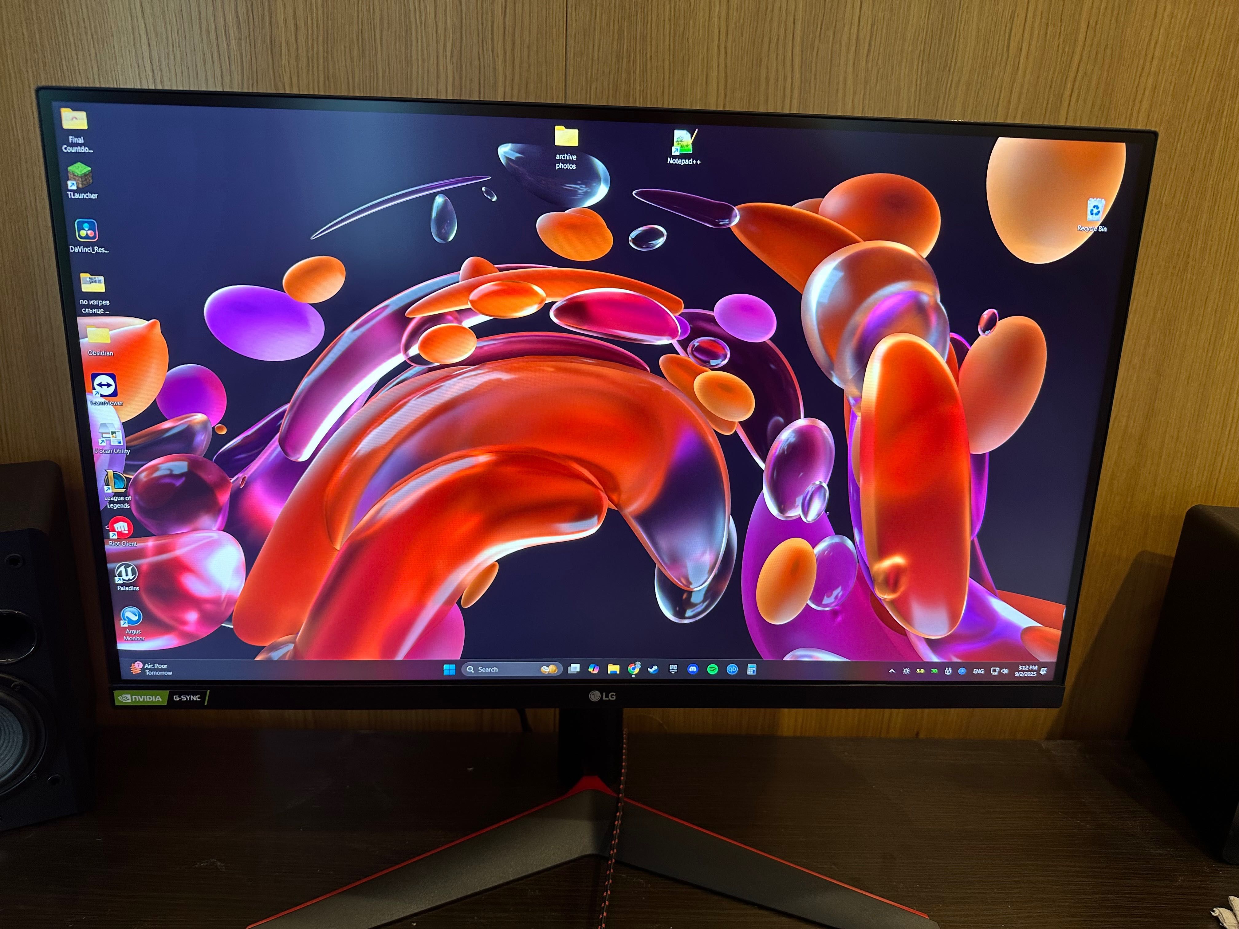 LG GL850-B 27" инча 1440p QHD 144hz IPS Монитор