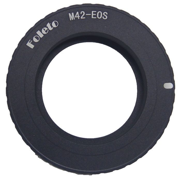 Inel adaptor M42 la Canon Eos Cu Confirmare Focus 100D 1100D 1200D