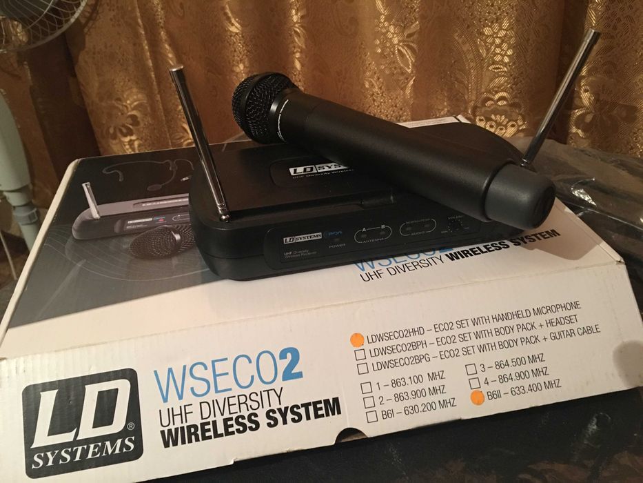 Безжичен микрофон LD Systems WSECO2