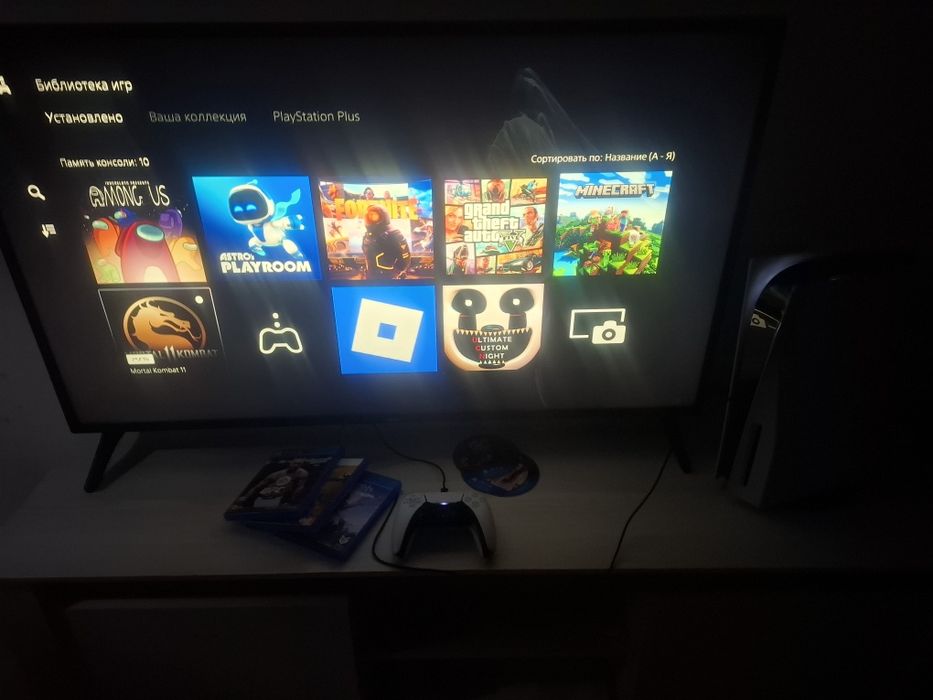 Playstation 5 ( PS5 ) с 6 дисками