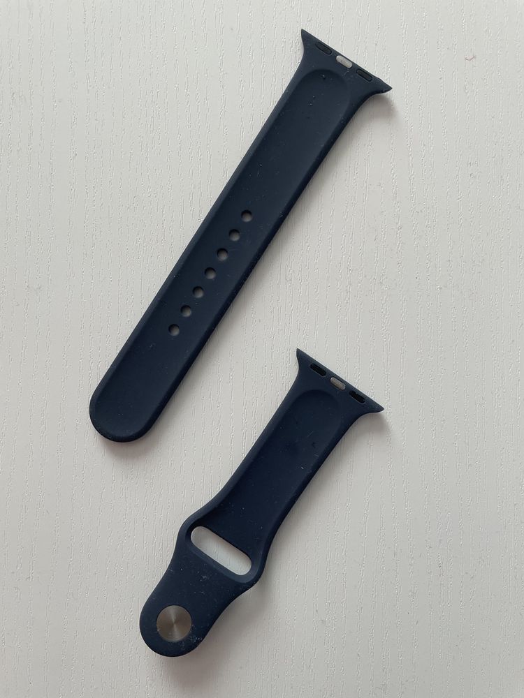 Синий ремешок 38мм на часы Apple Watch, покупали в HOCO, новый