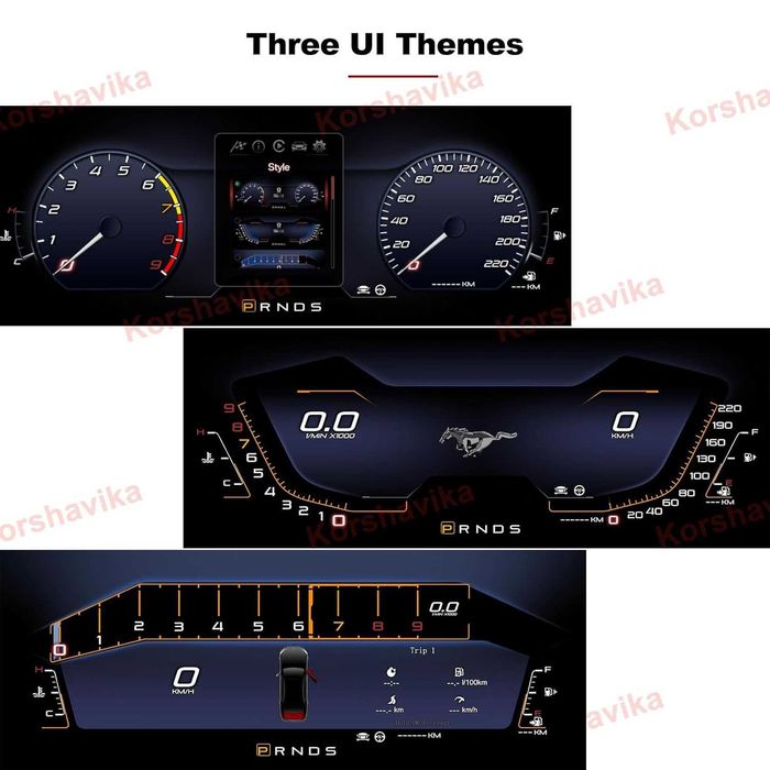 Дигитален километраж 12.3'' Ford Mustang 2015-2020