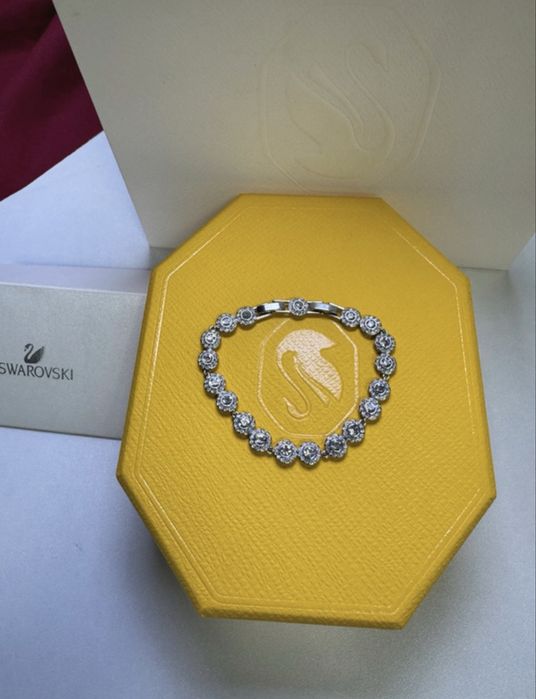 Swarovski Angelic Una сребърна гривна и сребърни обеци