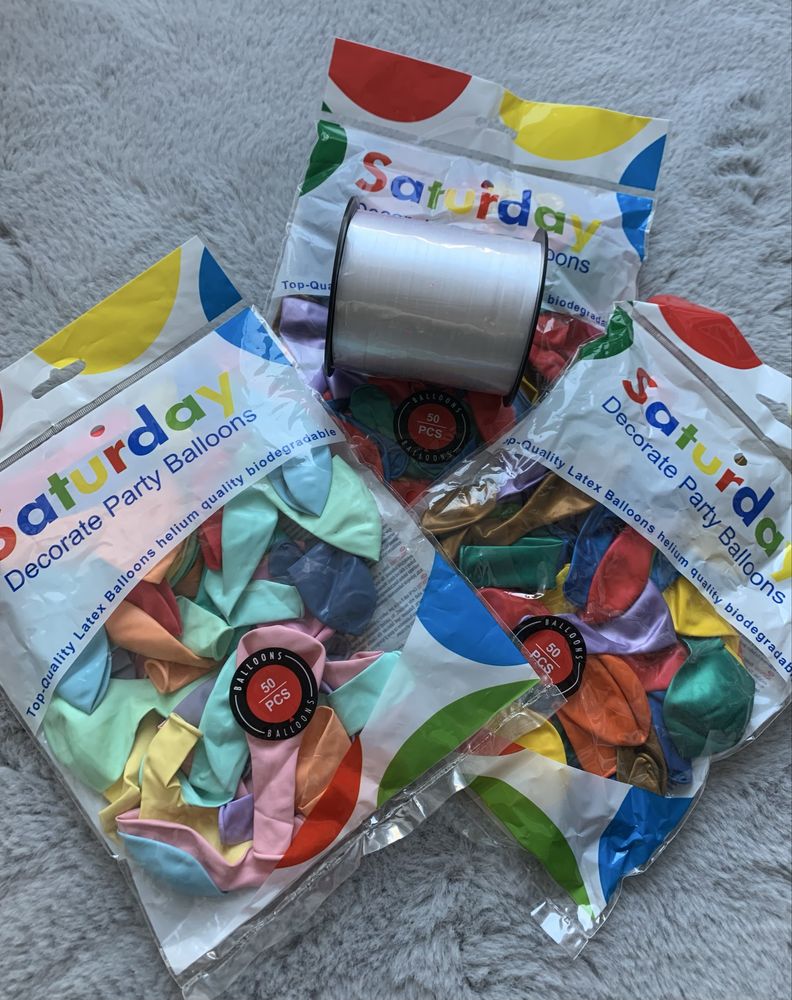 Set heliu 100 baloane + butelie si panglica sigilat transport gratuit