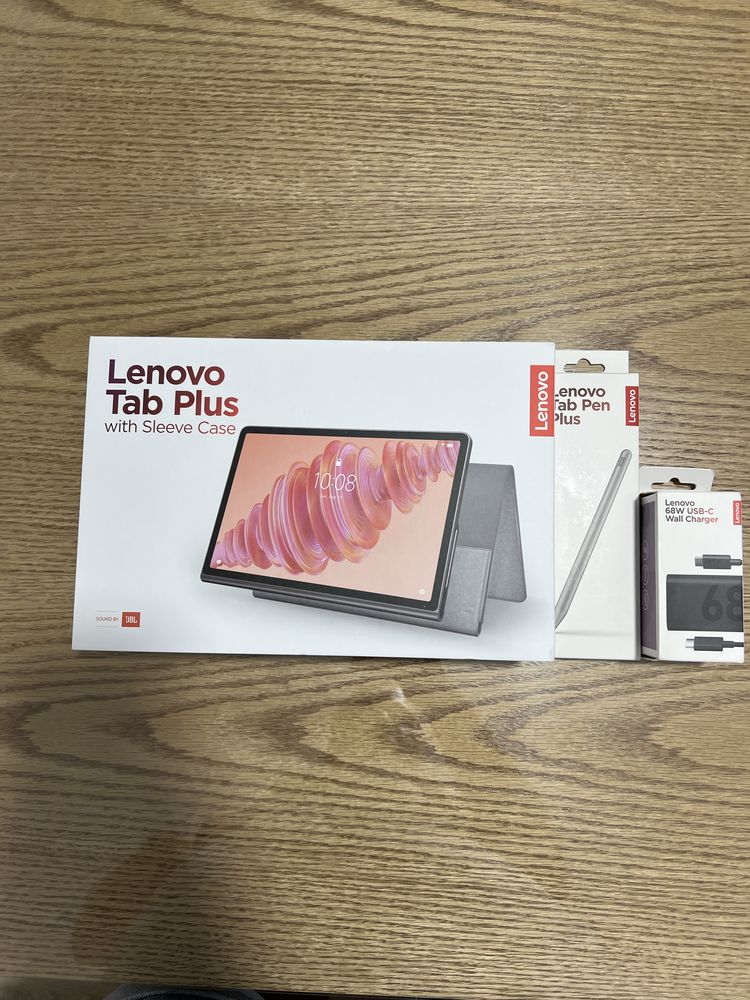 Lenovo Tab Plus with Sleeve Case