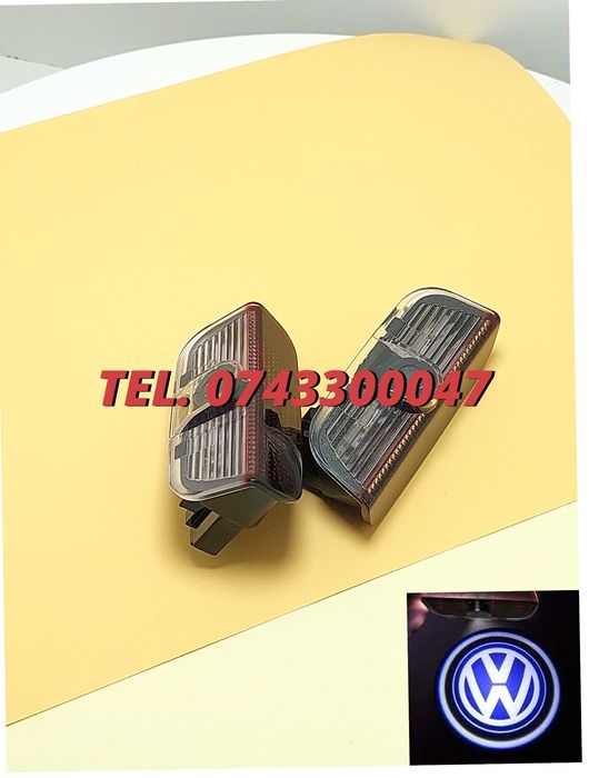Proiectoare Dedicate Logo Volkswagen Pentru Portiera Passat B6 Golf 5