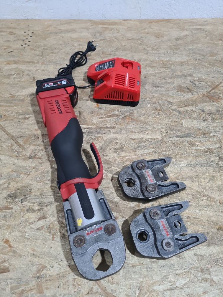 Presa sertizat cupru inox pexal Milwaukee M18 ACO202
